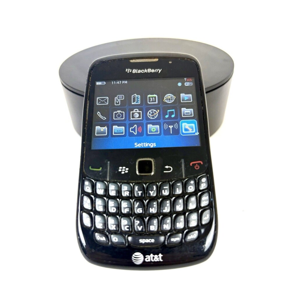 Unlocked Working Blackberry Curve 8520 Black Working Retro Smartphone